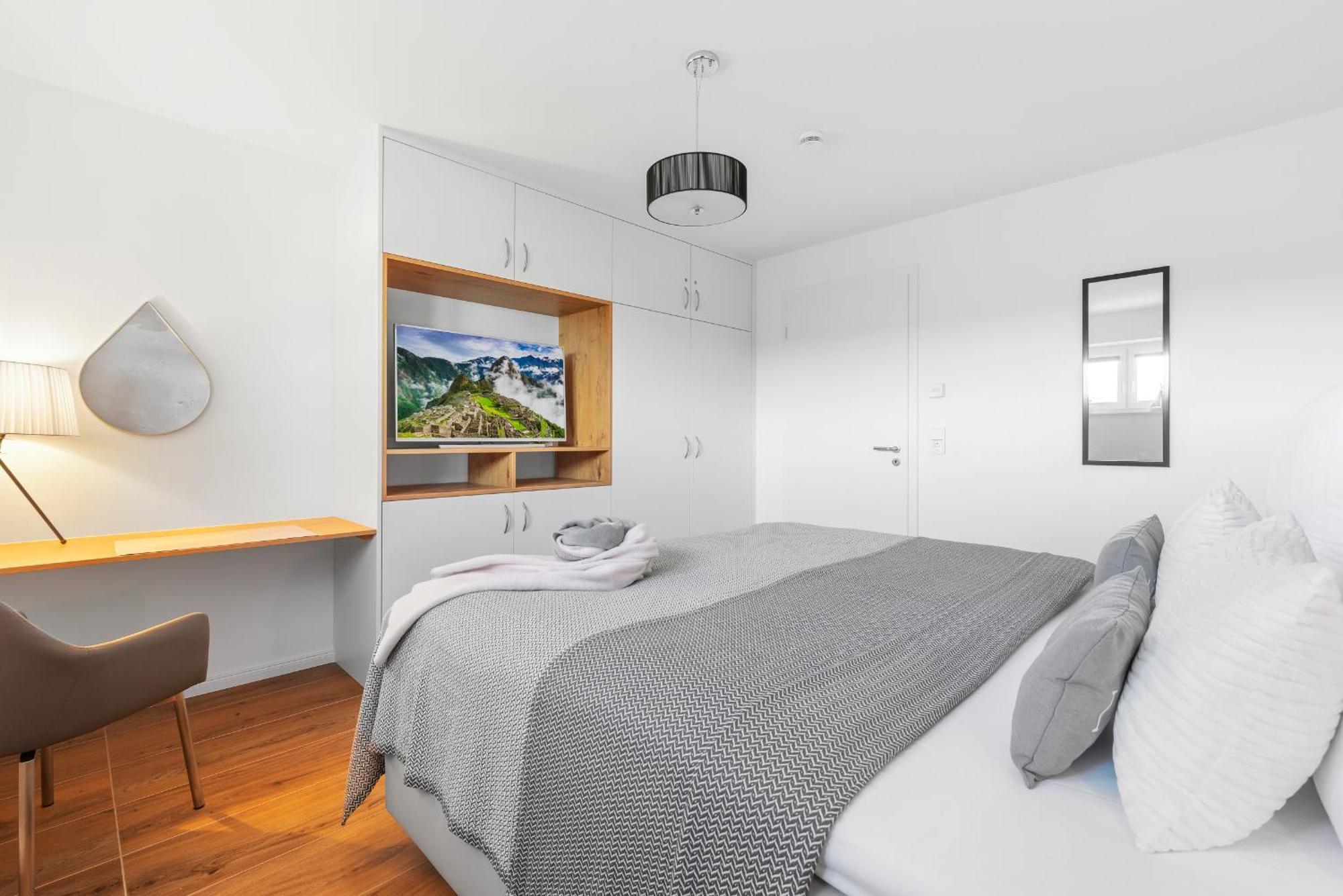 אולפניץ Brise- Direkt Am Wasser, Hafenblick, Fahrstuhl, Sauna, Ueberdachter Balkon מראה חיצוני תמונה